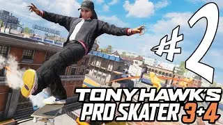 Tony Hawk's Pro Skater 3+4 - Parte 2: Manobras Extremas!!!! [ PS5 Pro - Playthrough 4K ]