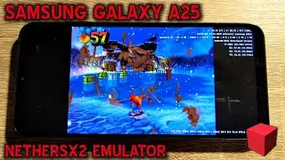 Galaxy A25 / Exynos 1280 - Crash Bandicoot TWOC / PES 6 - NetherSX2 v2.2n-3668 - Test
