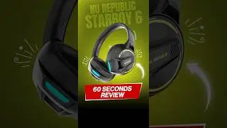 Nu Republic Starboy 6 headphones review in 60 seconds 🎧