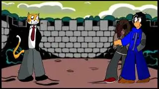 THE SCRATCH WORLD | CHAPTER 1 SONG 1: THE SCRATCH DICTATOR | SCRATCH CAT VS EVAN AND MATIAS