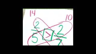 Which is greater between 2/5and2/7?