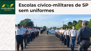 Escolas cívico-militares de SP vão começar ano letivo sem uniformes