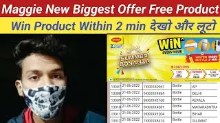 Maggie New Biggest Offers Free AC,Collor,Fridge|| Maggie Bonanza Offer Winners