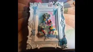 CUADRO HECHO CON LA TENICA DE QUILING, MUY CUQUI