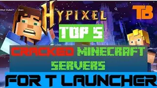 Top 5 cracked minecraft  servers  for FREE -- NO ERROR   ll Tech BURNed ll