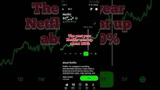 Netflix-Investing In The Stock Market With Robinhood #shorts