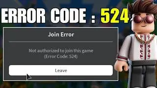 Fix Roblox Error Code 524 