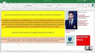 Tutorial 13 : Advance Excel - Sum-If & Average-If Function