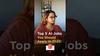 🔥Top 5 AI Jobs You Should Apply for  2026!  #shorts #simplilearn