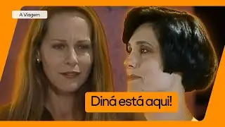 ESTELA SENTE A PRESENÇA DE DINÁ E SE EMOCIONA | A VIAGEM | GLOBOPLAY NOVELAS