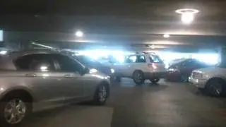 Parking lot mess