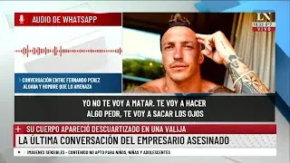 La última conversación del empresario asesinado : 