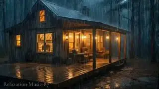 Soothing Rain for Sleep 🌧️ Heavy Outdoor Rain Sounds for Deep Rest