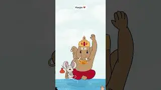 refers to Ganesh Visarjan, the ritual immersion of a Lord Ganesha idol into a body of #2025 #ganesh