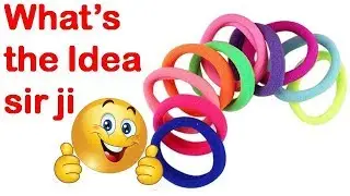 Best out of waste from hair rubber bands crafts idea | DIY HOME DECOR