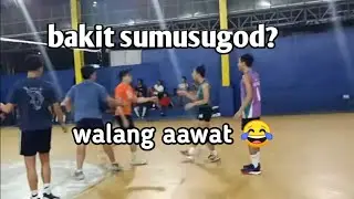Tarayan,suguran,muntik n mag suntukan sa volleybalan
