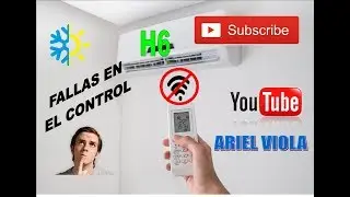 falla en placa electronica error h6 failure in electronic board error h6