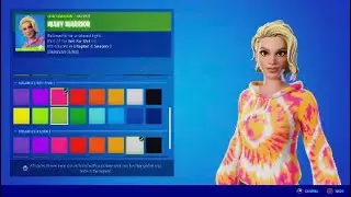 Fortnite New Skins.TIE-DYE HOODIES - New Customizable Skins