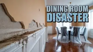 Fixing a Water Damaged Dining Room Wall (Part 1)