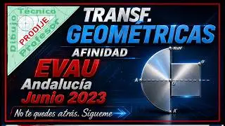 Afinidad. EVAU ANDALUCÍA JUNIO 2023   19.- AFÍN DE UN REMACHE. Dibujo técnico