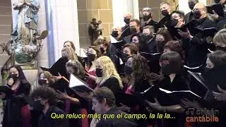 SANT JUSEP SE FA VELLET. Nadala. ORFEÓN CANTÁBILE DE ALICANTE. 11-12-2021 MANOS UNIDAS