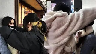 Getting Kabedon’d by Rain and Giri