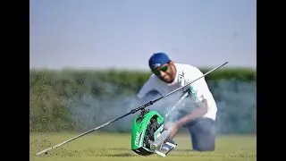 Tareq Alsaadi after 3 months and 22 day back to flying with Goblin Raw nitro and YS 96 SRX tareq