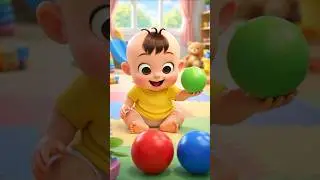 Red ball, blue ball rhyme. #cartoonshorts #giggletoonshorts1 #animation #kidssongs #kidslearning