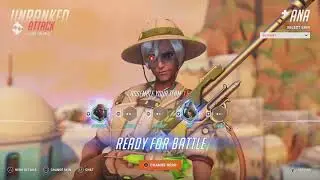 Overwatch 2 Season 2 BOTANIST Ana Skin Gameplay Tier 30 Battle Pass Skin
