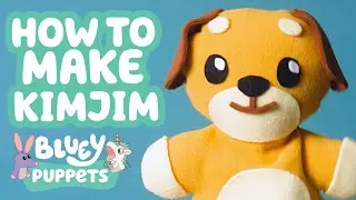 Bluey Puppets: How to Make KimJim 🧸 💙 | Brand New Series | Bluey