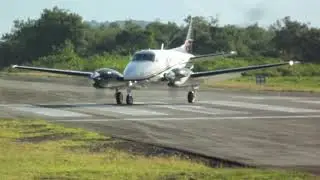 Pouso Beechcraft King Air C90B PP - BAF em SDAG