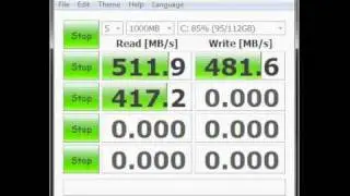 Benchmark Raid 0, 2 Vertex II 64GB, Windows 7 64bit