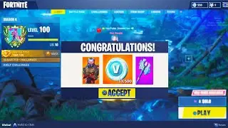 what happens AFTER LEVEL 100 in Fortnite: Battle Royale (SEASON 4)