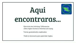 Presentaci&oacute;n de nuestro canal. Bienvenidos.