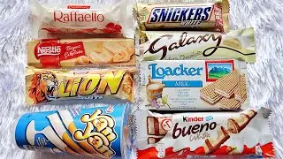 WHITE CHOCOLATE * Kinder Bueno * Toblerone * Snickers and more