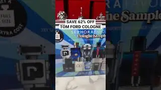 SAVE 62% OFF TOM FORD FRAGRANCE! SEPHORA COLOGNE SAMPLER #sephorasale #sephora #tomford #cologne
