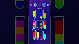 Water sort club Level 121 to 130 Gameplay 