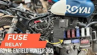 Royal Enfield Hunter 350 Fuse Box and Relay Details | Fuse Box | Relay | Royal Enfield Hunter 350