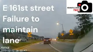 5 time failure to maintain lane in a roundabout ⛌