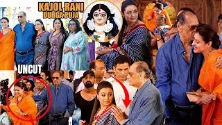 UNCUT- Kajol Durga Puja 2024 | North Bombay Sarbojanin Durga Puja | Kajol & Rani Mukerji, Pawandeep