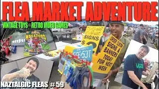 Flea Market Days #59 (Retro Video Games, Vintage Toys) Power Rangers Haul & Announcement
