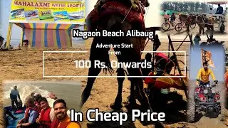 Nagaon Beach Alibaug | Water Sports Adventure Starting from @100rupees | Cheap Price | Full Details