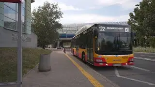 Poland, Warsaw, bus 122 ride from Tylżycka to Plac Wilsona