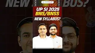 UPSI 2025 ( BNS / BNSS ) | New Syllabus? 🤔#upsi2025 #bns #bnss #newsyllabus #rakeshyadavsir