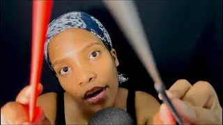 ASMR HAIR PARTING AND CLIPPING YOUR HAIR
