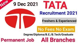tata Jobs|Mechanical jobs Graduate jobs |b tech jobs | Job vacancy 2021|tata Jobs 2021|Fresher