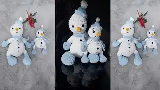 Om de zapada crosetat - Partea -I- mainile si picioarele #tutorial #snowman