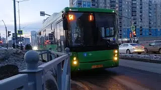 автобус НефАЗ-5299-40-51 №&nbsp;1900 гос КВ 451 66 маршрут 54