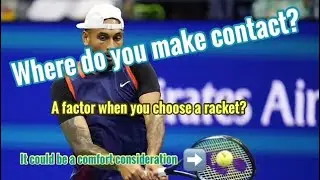 Contact points and Racket/Racquet Sweet spots - what head shape should you choose?