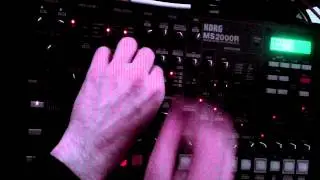 Korg MS2000R unboxing new + short jam